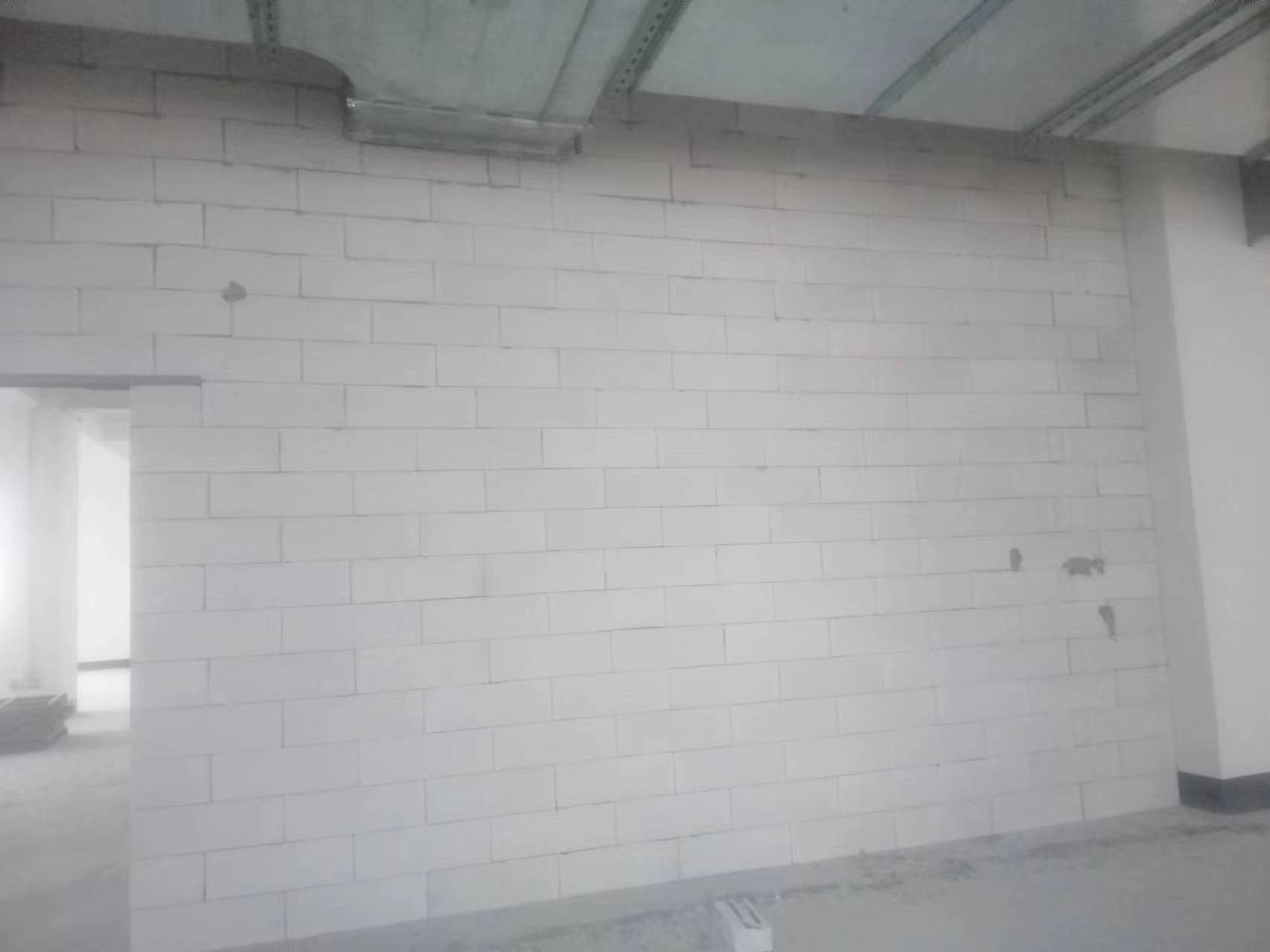 宾馆轻质砖隔墙实景