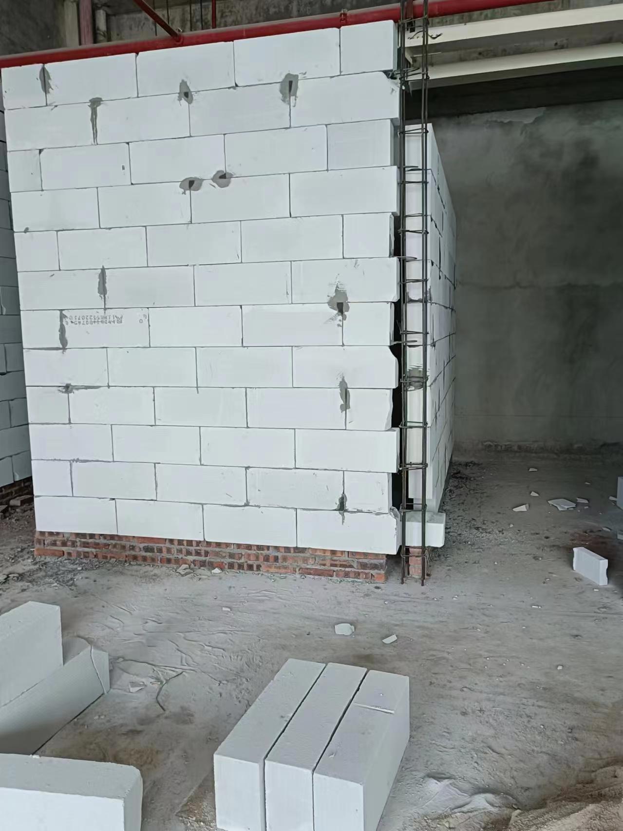 轻质砖隔墙实景